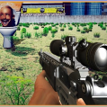 Sniper Hunting Skibidi Toilet